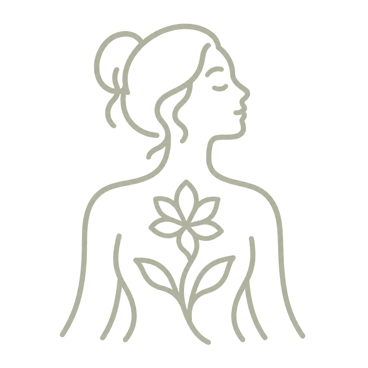 Icône femme et fleur, sexothérapie individuelle