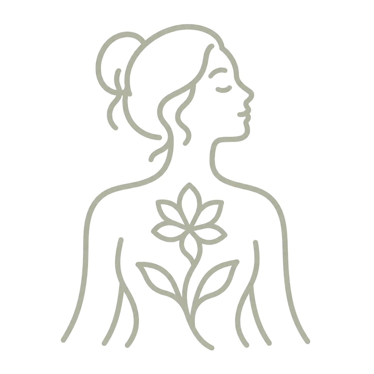Icône femme et fleur, sexothérapie individuelle